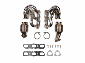 Collettori di scarico modulari Fabspeed RENNKRAFT con catalizzatori HJS. Porsche 997.2 Carrera (2009-2011) - 99711310932, 99711311032 - FS.POR.9972.MH.SCCB, FS.POR.9972.MH.SC